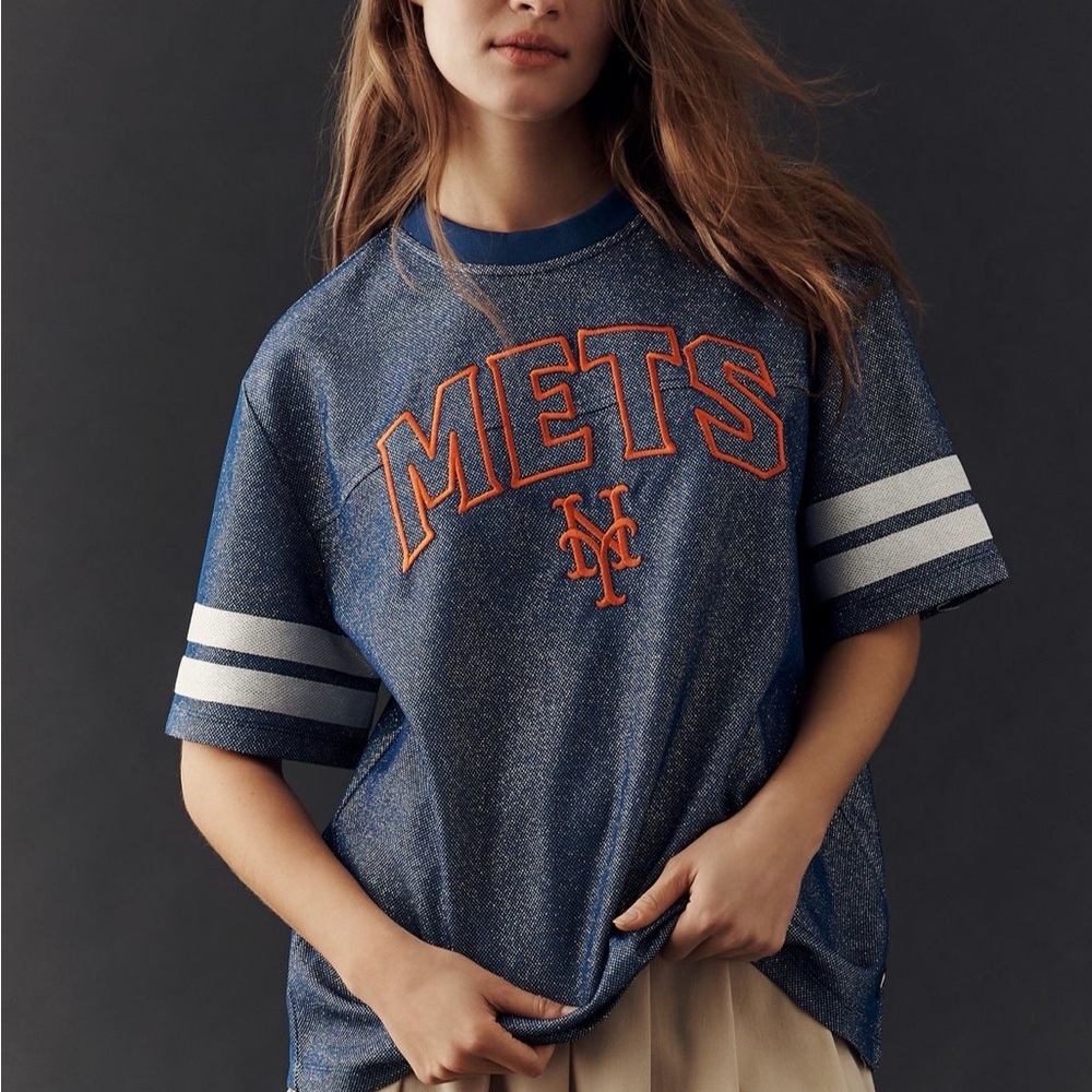 The Wild Collective x Anthropologie MLB Short Sleeve Graphic Tee XL NWT